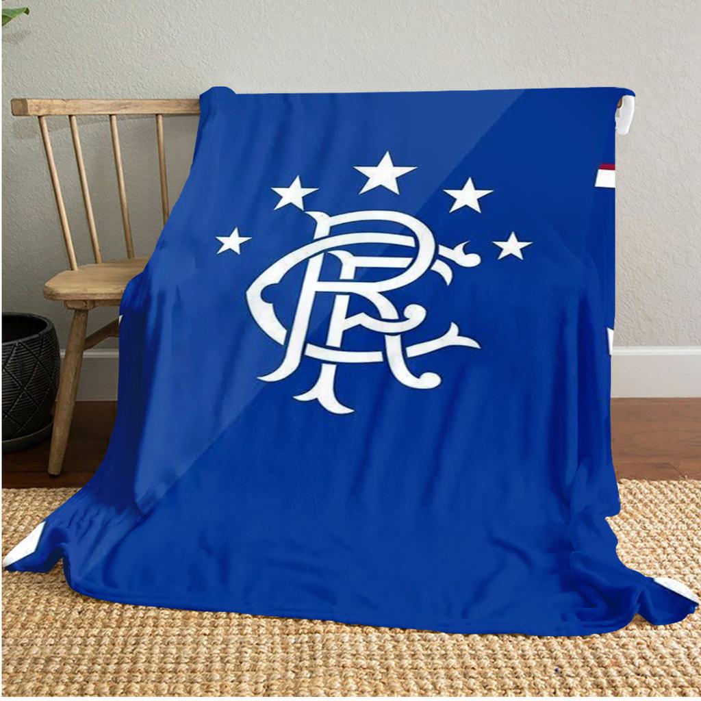1PC Rangers Fc Blanket Perfect All Seasons Soft Comfortable Sofa Office Travel Home Use Great Gift Idea