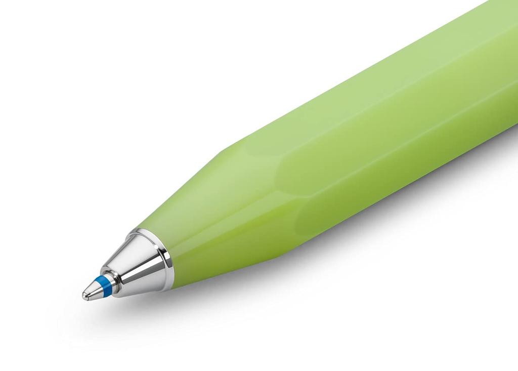 Kaweco Frosted Sport Fine Lime Ballpoint Officially Imported Pen, Oil-Based, FRBP-FL,