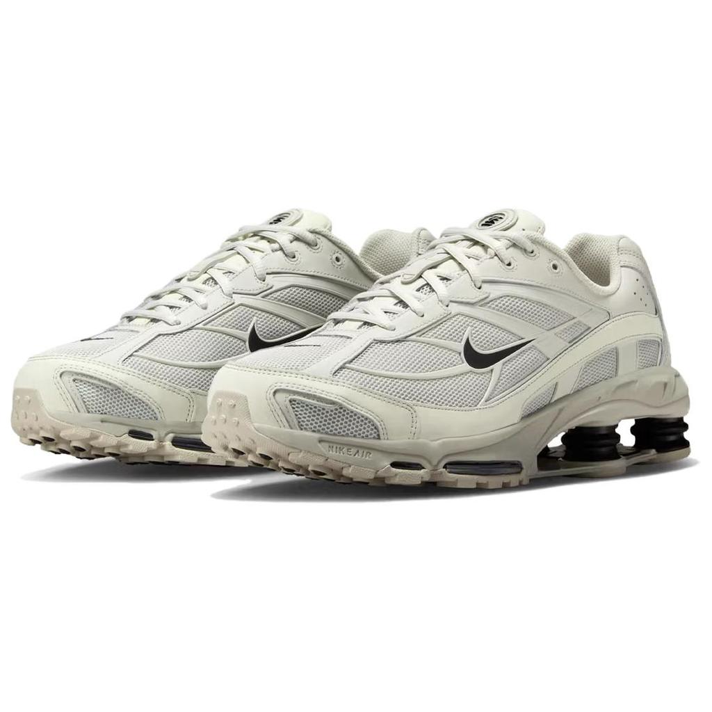 Nike Shox Ride 2 Light Bone Black Unisex Sneakers Cream Metallic-Silver II7635-002