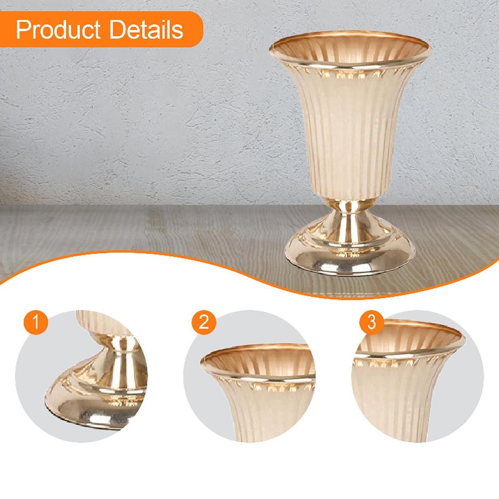 Wedding Flower Vase Bouquet Vase Decoration Candlestick Flower Stand for Dining Room Hotel Birthday Anniversary Reception