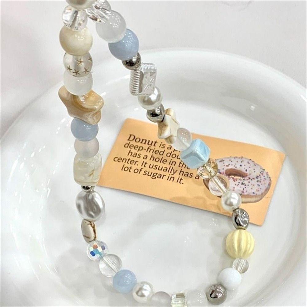 Phone Charms Beaded Phone Chain Hanging Cord Mobile Lanyard Phone Strap Jewelry Gift