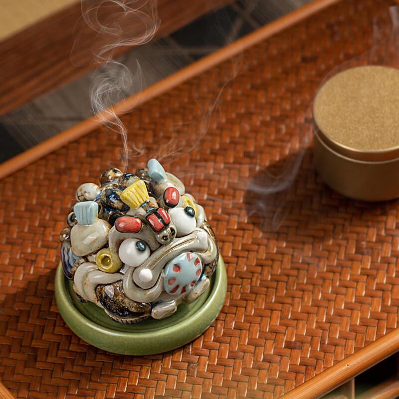 Керамическая подставка для благовоний  Денежная жаба на удачу