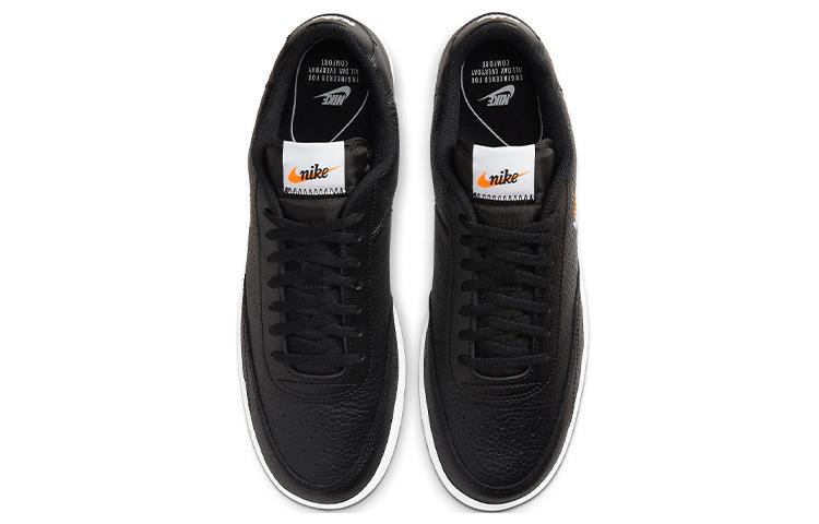 Herren Sneaker Nike Court Vintage Premium Schwarz Schwarz/Total Orange/Weiß