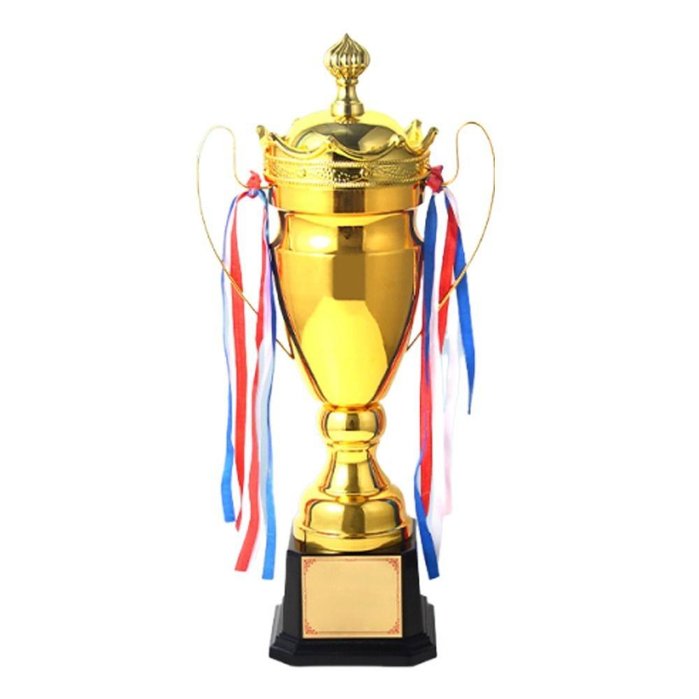 Goldfarbener Gewinnerpreis Kleine Größe Wettbewerbspokal Wettbewerbspreis Meisterschaftspokal Sportspiele