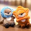 Fluffy Cotton Otter Pendant Bag Hanging Stuffed Otter Doll Otter Plush Keychain  Backpack