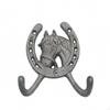 Horse Head Wall Hook Mounting Hardware Included Cast Ironware Coat Heavy Duty Brown Rust