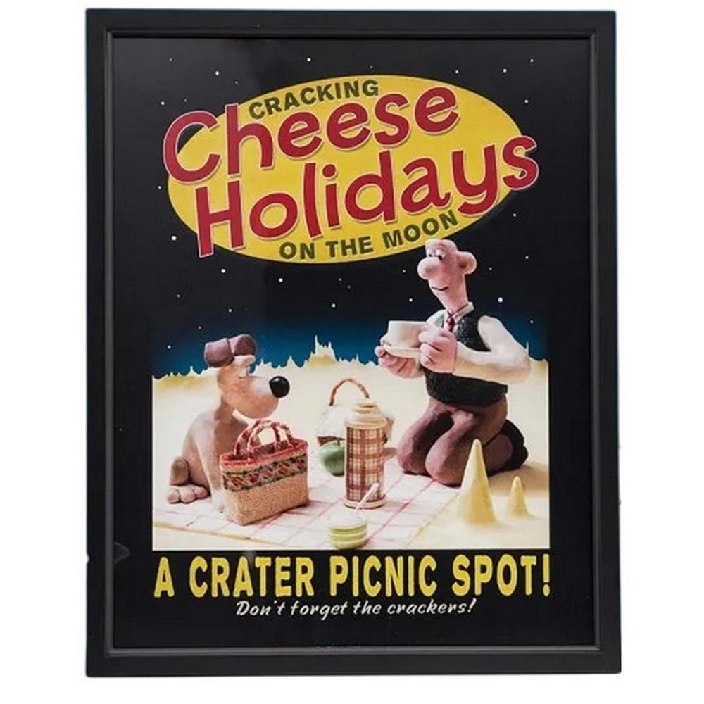 Wallace and Gromit Cracking Cheese Holidays Print