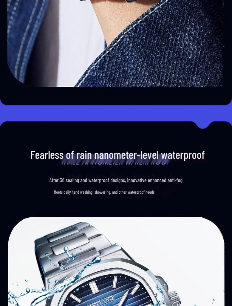 2025 Parrot Ultra-Thin Men's Quartz Spiral Watch - Fashionable and Trending Design