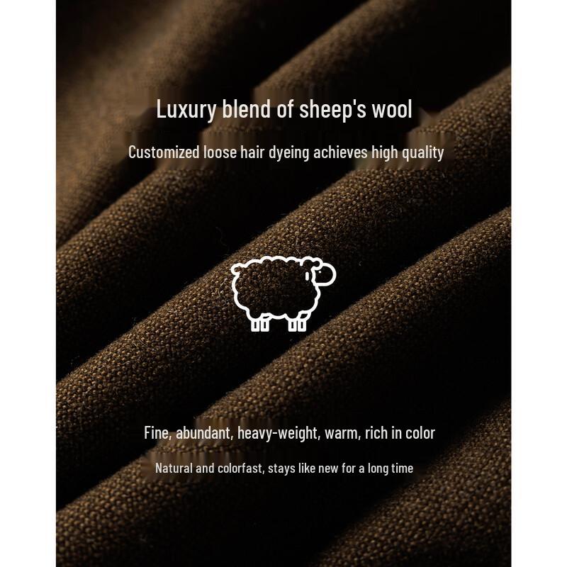 Shangjing Women's Wool-Blend Vintage Quilted Jacket