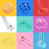 9Pcs Colorful Butter Cake Slime Set Super Clay Slime DIY Soft & Squishy Clay Scented Slime Sensory Clay Stretchy Non-sticky Toy
