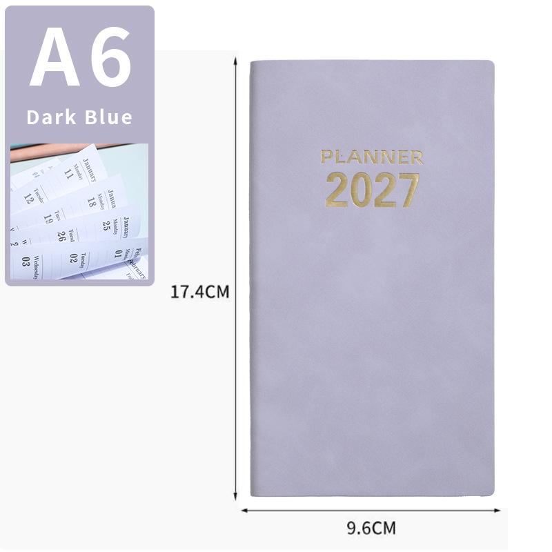 2026 A6 Φορητός Ημερήσιος Προγραμματιστής Αγγλικός: 365 Ημέρες για Διασυνοριακή Διαχείριση Χρόνου