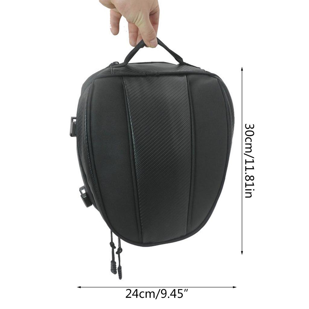 Tail Bag Rear Seat Package Travel Waterproof Motorbike Tank Bag Handbag Wear Resistant Accessories for Electric Car Bike