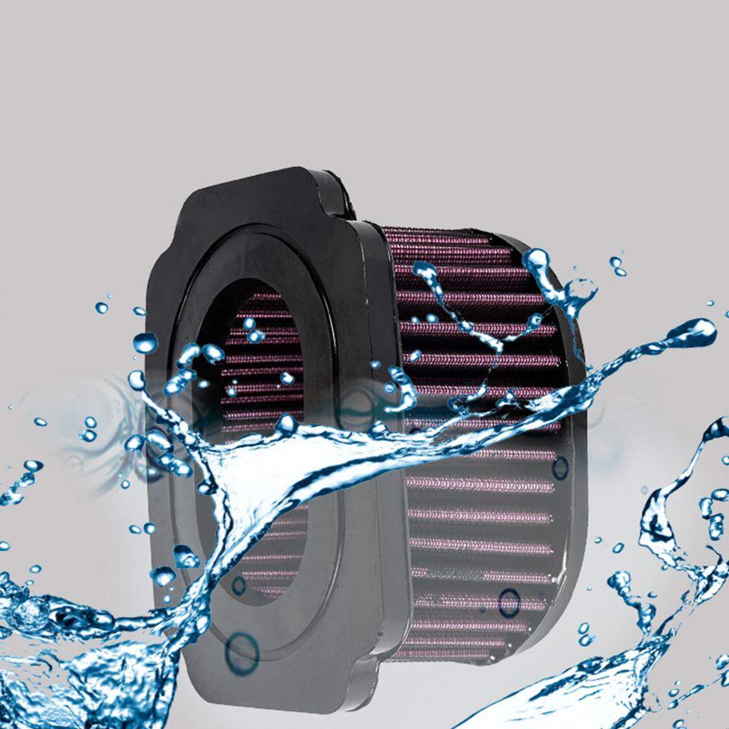 Universal Motorrad Luftfilter Ansaugreiniger Ersatz Motorluftfilter für MT-07 13-19 FZ-07 15-19 XSR700 16-19