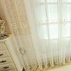 Curtain Gauze Curtain Living Room Balcony Bedroom Partition Embroidery Window Screen White Embroidery Yarn