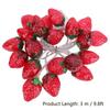9.8ft 20LEDs Fruit String Lights Battery Operated Strawberry Lamp String Lights For Christmas Parties