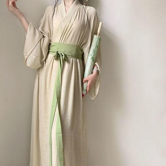 Chinese Original Hanfu Women's Hanfu Suit In Jin Dynasty Style