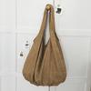 Sac Style Décontracté pour Femme2026Nouveau Sac Cabas en Daim Grande Capacité Automne Hiver Rétro Sac à Bandoulière Polyvalent pour le Quotidien