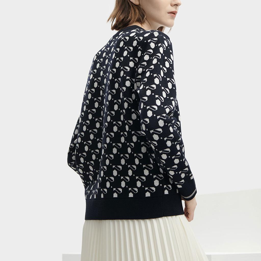 New FILA Sweaters Women's Legend Blue F11W341405FNV