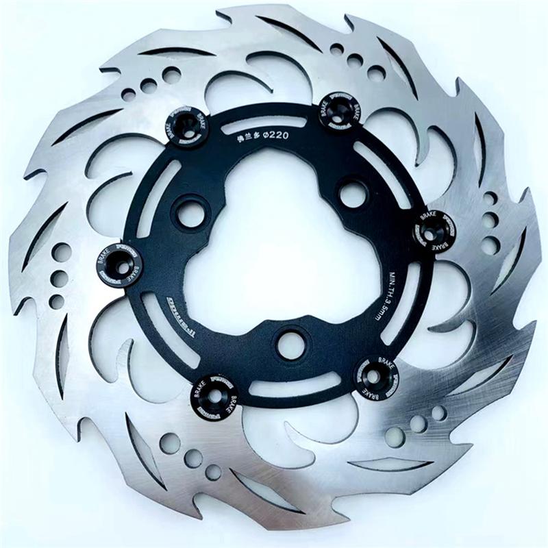 Universal Electric motorcycle Floating disc 220mm brake disc For For Yamaha Aerox Nitro BWS Zuma RSZ JOG Force M3 N1s