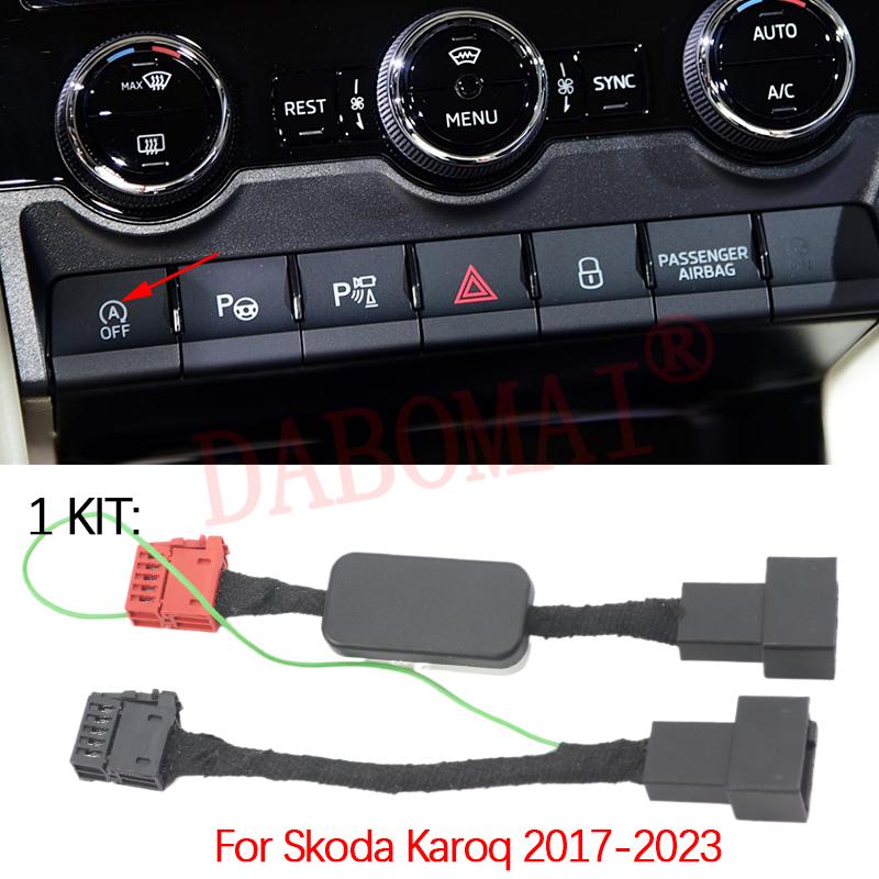 Car Start Stop Engine System Off Eliminator Device Control Sensor Plug Stop Canceller Wire for Skoda Kodiaq 2017-