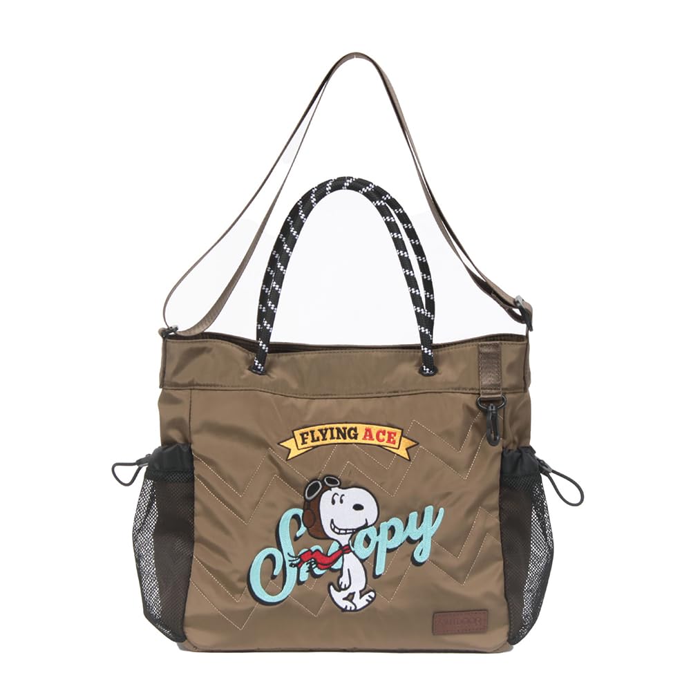 Сумка на плечо Snoopy из веревки ODB038 Дуб OUTDOOR PRODUCTS PEANUTS 2-в-1