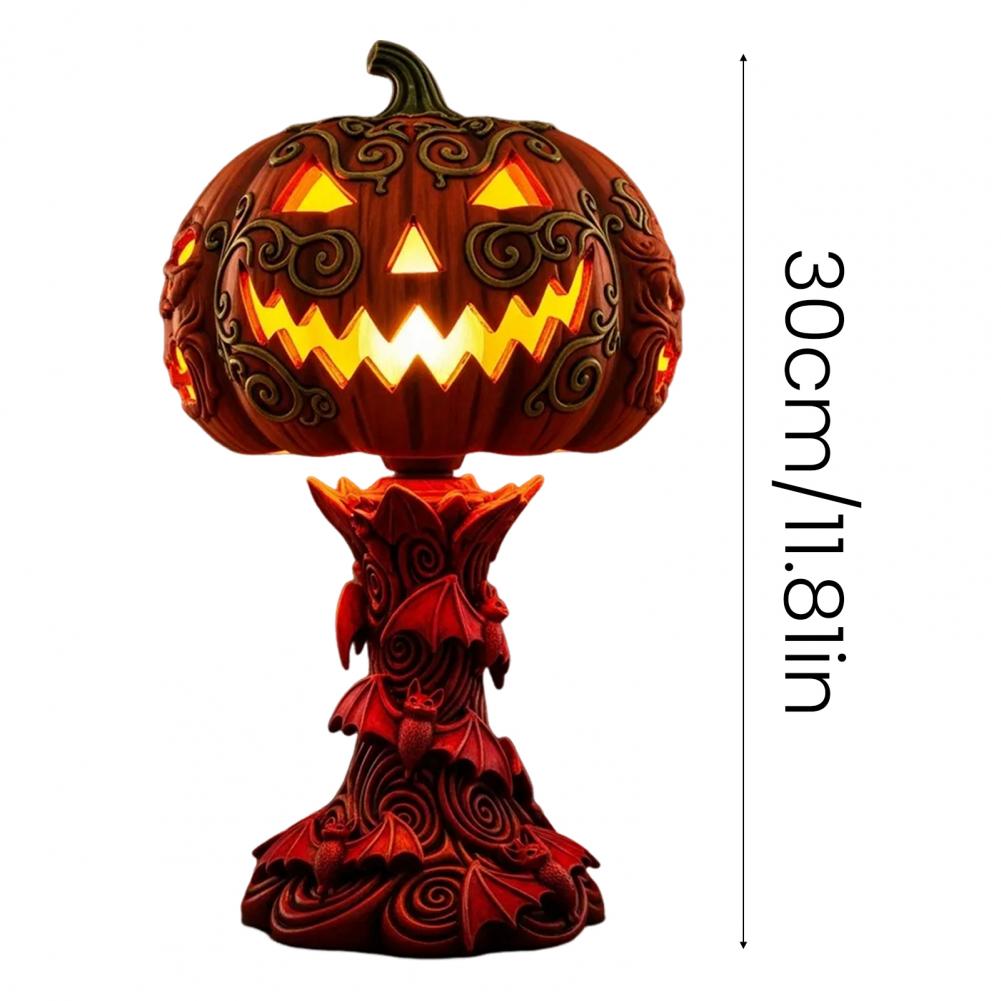 Halloween Pumpkin Decor Pumpkin Light Decoration Halloween Pumpkin Lantern Set with Skeleton Ghost Witch Themed for Home
