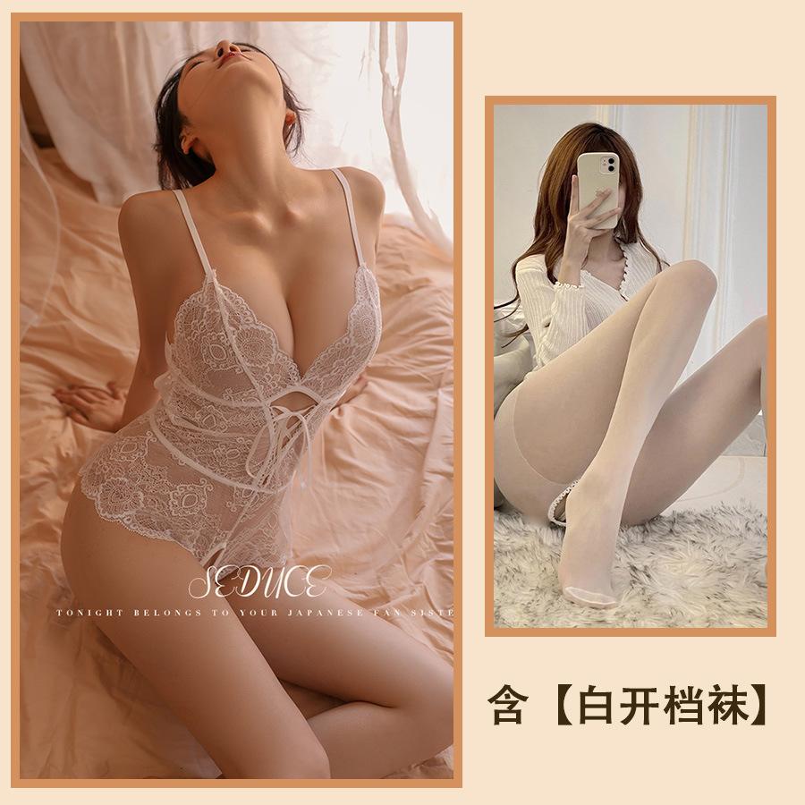 Fun Underwear Steel Tray Gathers Pajamas Passion Hollowed Out Temptation Sexy Uniform Lace Transparent Pure Want To Open File