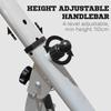Stepper W/ Handle Hand Grip Workout Fitness Machine For Fitness Aerobic Exercise Home Gym Grey