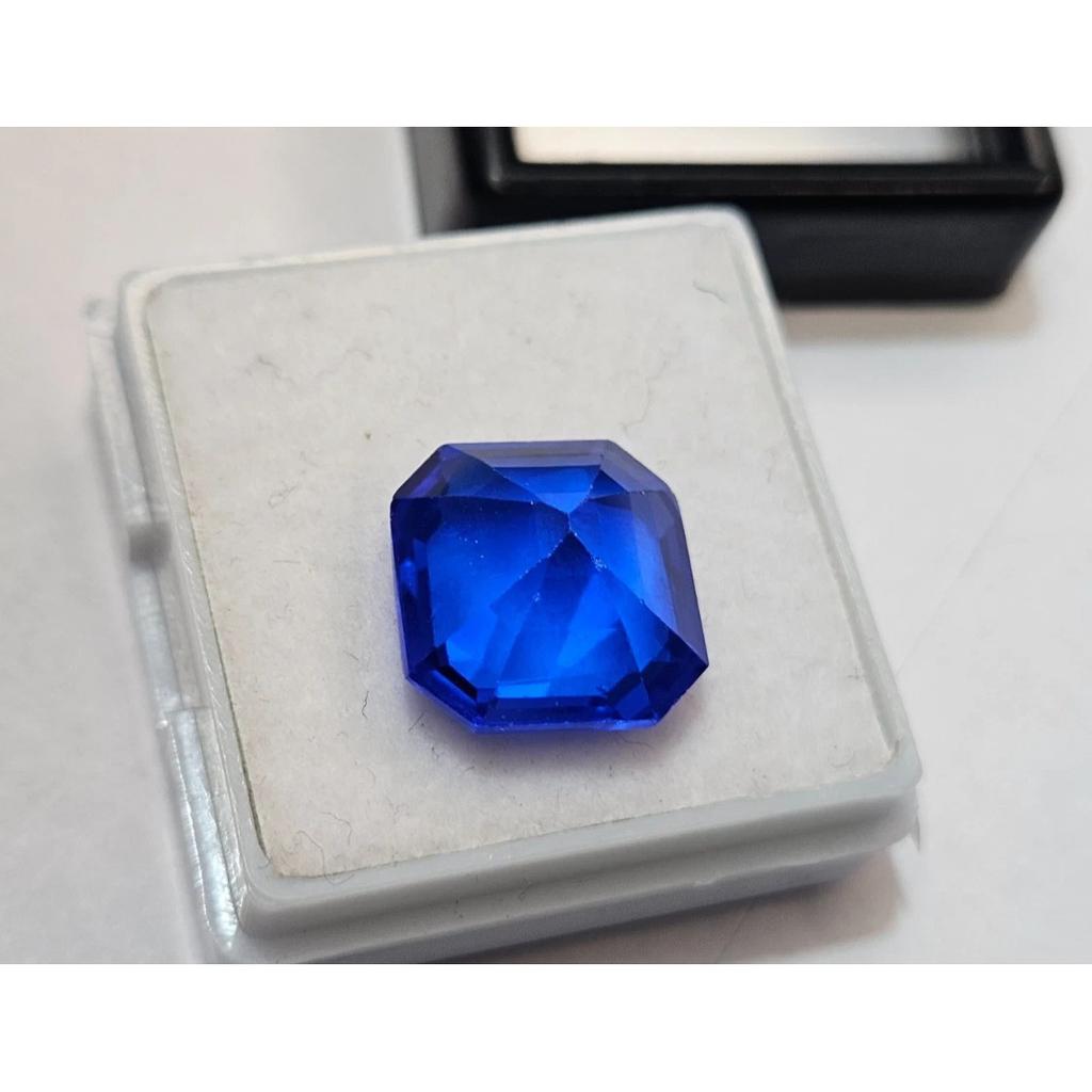 Natural Blue Sapphire 10 Ct Asscher Cut Certified Beautiful Loose Gemstone