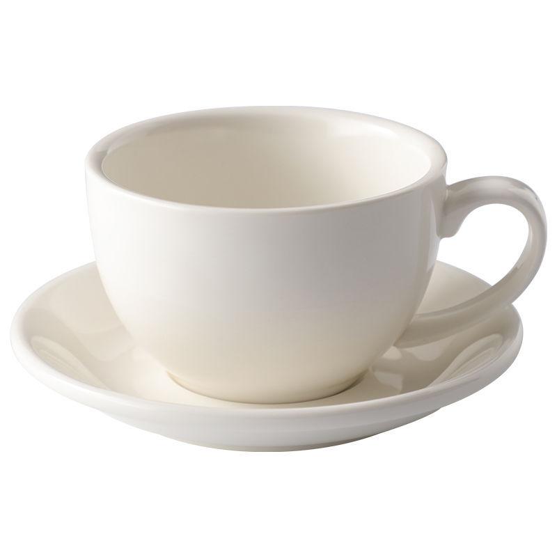 Barista empfiehlt Keramik Kaffeetasse und Untertasse Set 3. Generation verdickt caboo latte professionelle Latte Art Tasse 350