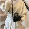 Popular Simple Lychee Pattern Handbag Casual High-end Commuting Versatile Messenger Women's Bag