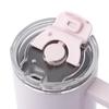 Francfranc Large Stainless Steel Mug 1100ml with Straw & Handle [All 3 Colors]- Insulated Hot/Cold Tumbler