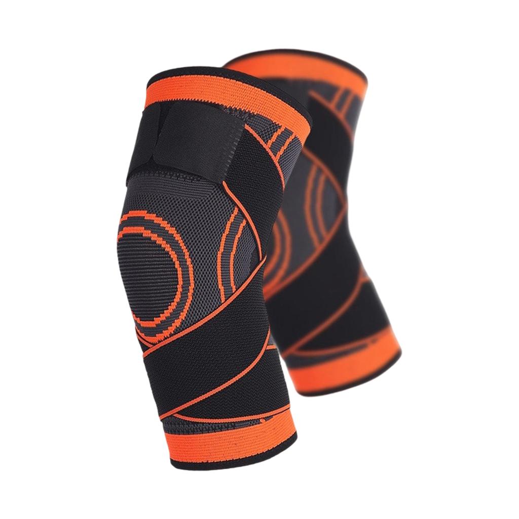 Knee Brace for Sports with Adjustable Compression Straps, Strap Knee Support for Men and Women, Fitness Knee Pad for Gym Running and Workout, Single