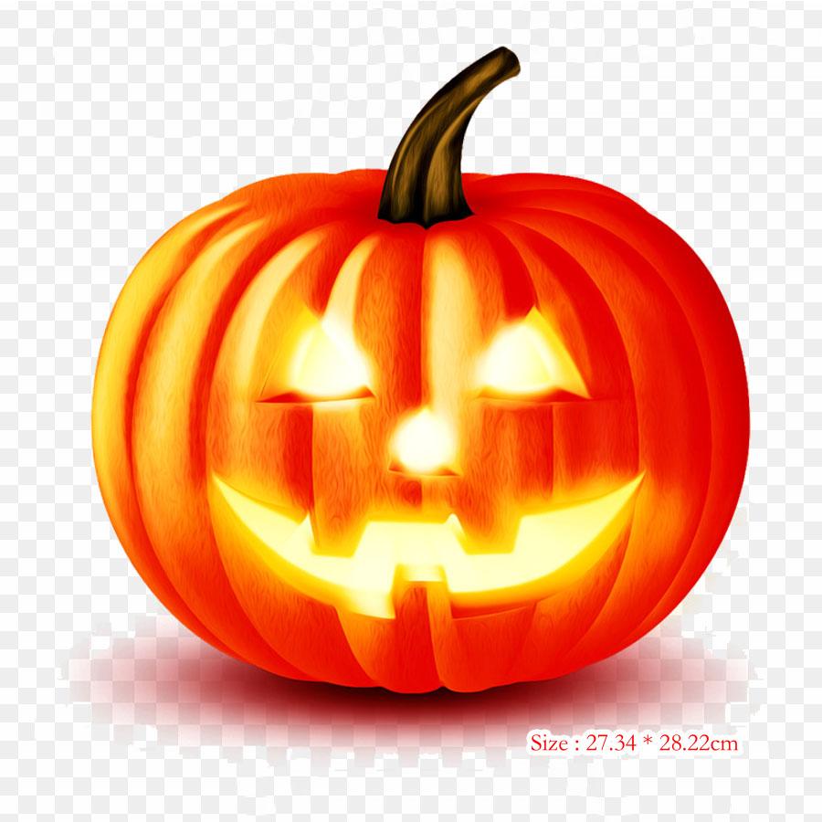 Halloween Printable Letters Candy Halloween Iron On Heat Transfer Printing Vinyl Patches Sticker for Clothes DIY Appliques Washable Patches