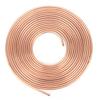 25ft Brake Line Tubing Copper Nickel Plated 3 16in OD Coil Roll for Hydraulic Braking Fuel System(Gold )