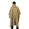 Waterproof and Breathable Poncho 5033751 JP TARP XFM PONCHO High Performance Rain Gear Olive ONESIZE [Jack Wolfskin] Men's (TEXAPORE CORE Windproof)