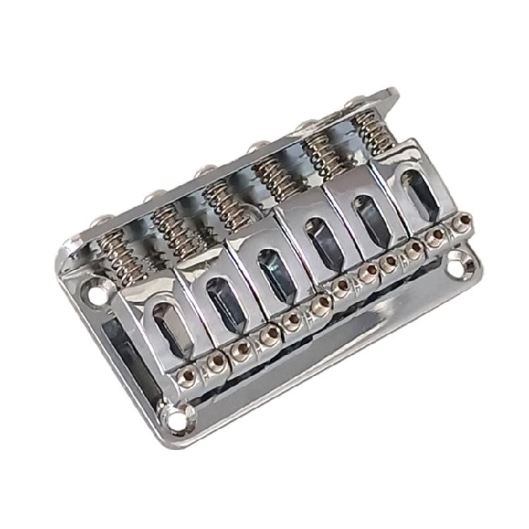 6 String Guitar Bridge Roller Tailpiece Hardtail Cigar Box with Mounting Screws
