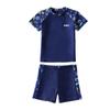 Boys' Sun Protection Split Swimsuit Set 2025 - Swim Trunks for Kids In S, M, L; Hot Spring Style.