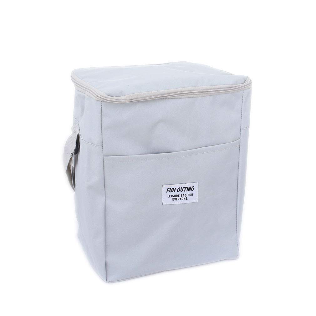 

Cooler Cold Thermal Large Cooler Soft Birthday Popular for Women [Fancy] bzl-09-g Bag, Bag, Foldable, Bag, Capacity, Box, Insulation, Sports, сірий колір