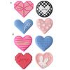 4Pcs Fridge Magnets Three-dimensional Heart-shaped Creative Styling Strong Adsorption Multiple Use Home Decor Lovely Color Heart Creative Magnetic