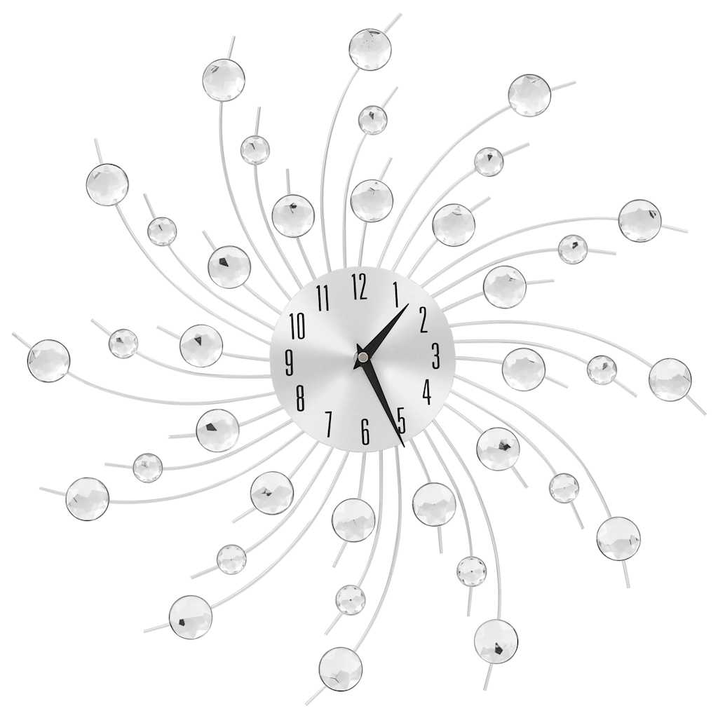 vidaXL Wanduhr mit Quarzwerk Modernes Design 50 cm