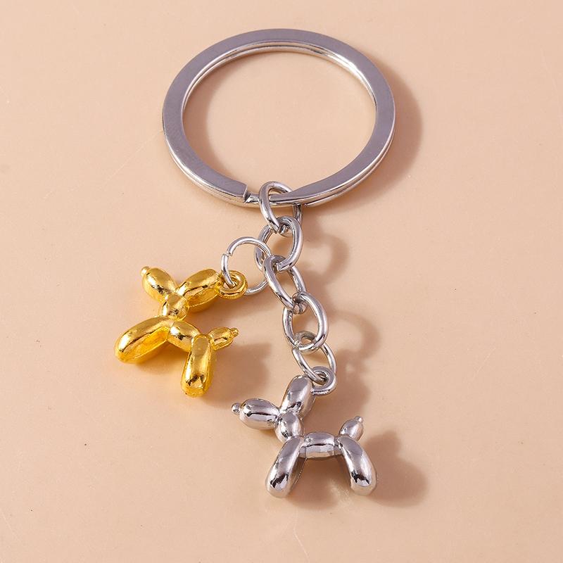 Cute Resin Cartoon 3D Elephant Keychain Animal Keyrings Pendants for Car Key Holder Handbag Decor Jewelry Gifts
