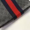 [Pre-Owned] Signature Logo Stripe Web Zipper Canvas Clutch - Very Good #1G2LX3S