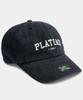 PLATEAU Oversized Washed Baseball Cap Xl Lst Denim Cap Black