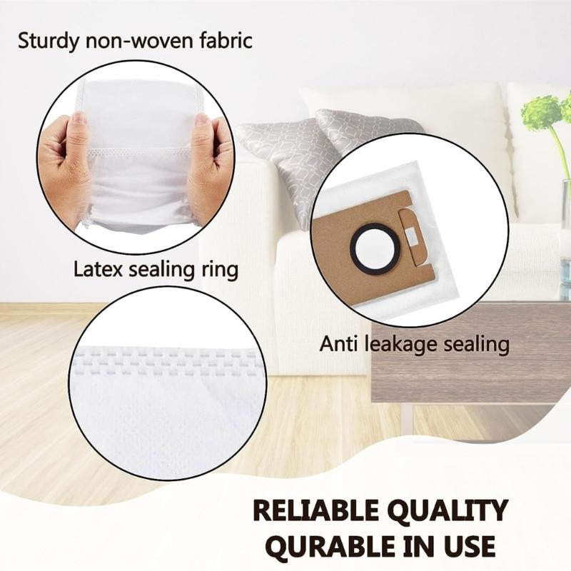 Compatible For D10 Plus D10s Plus Washable Household Garbage Bag Dust Filter Bag Vacuum Cleaner Accessories Universal 8x