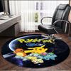 Pokemon Print Round Rug, Washable Floor Carpet, For Entryway Dorm Laundry Room Office Study, Home Decor Birthday Christmas Gift