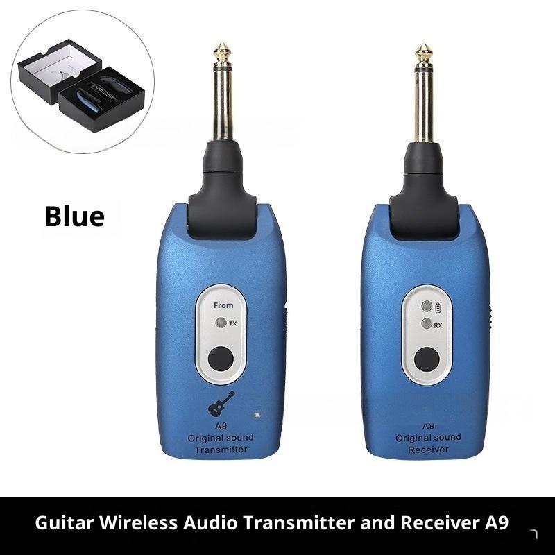 

A9 Electric Guitar Wireless Receiver 2.4GHz Guitar Wireless Transmitter, Wireless System Universal for Electroacoustic