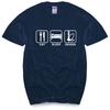 summer tshirt men brand teeshirt eat sleep shisha mens t shirt humour birthday gift hookah nargile new cotton man t shirt