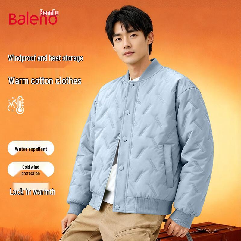 

Baleno Men s Baseball Collar Cotton Jacket 2XL