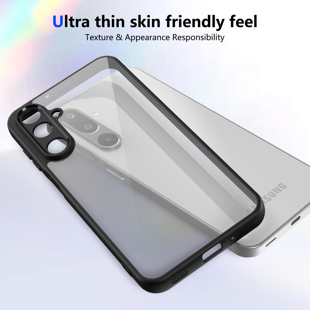 For Samsung Galaxy M16 5G/F16 5G Case Matte Skin Touch Clear PC + TPU Shockproof Phone Back Cover